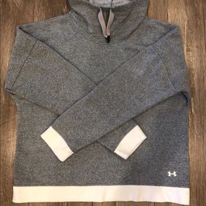 Women’s large under armour gray sweatshirt